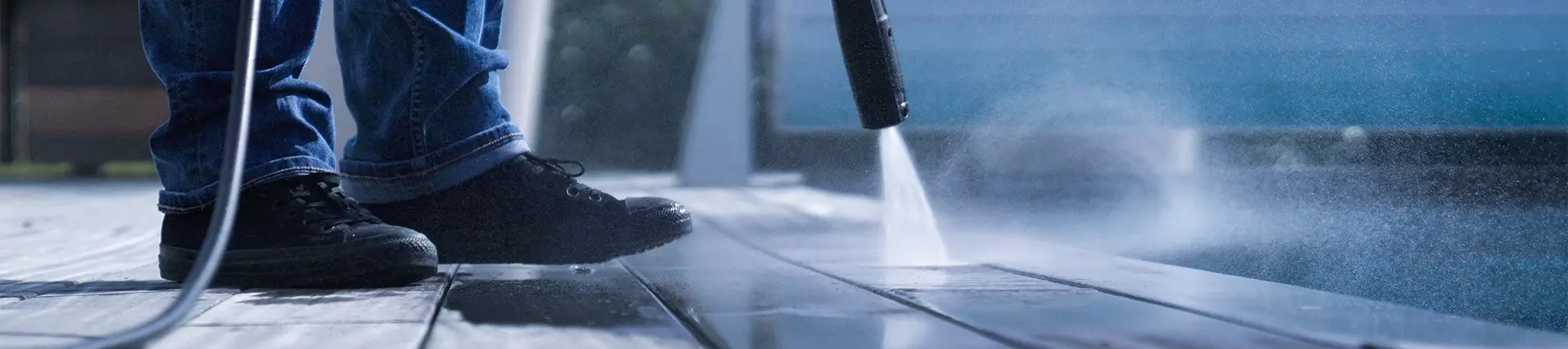 high pressure water jetting middle banner